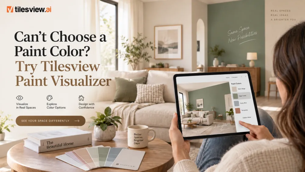 No pots triar un color de pintura? Proveu Tilesview Paint Visualizer